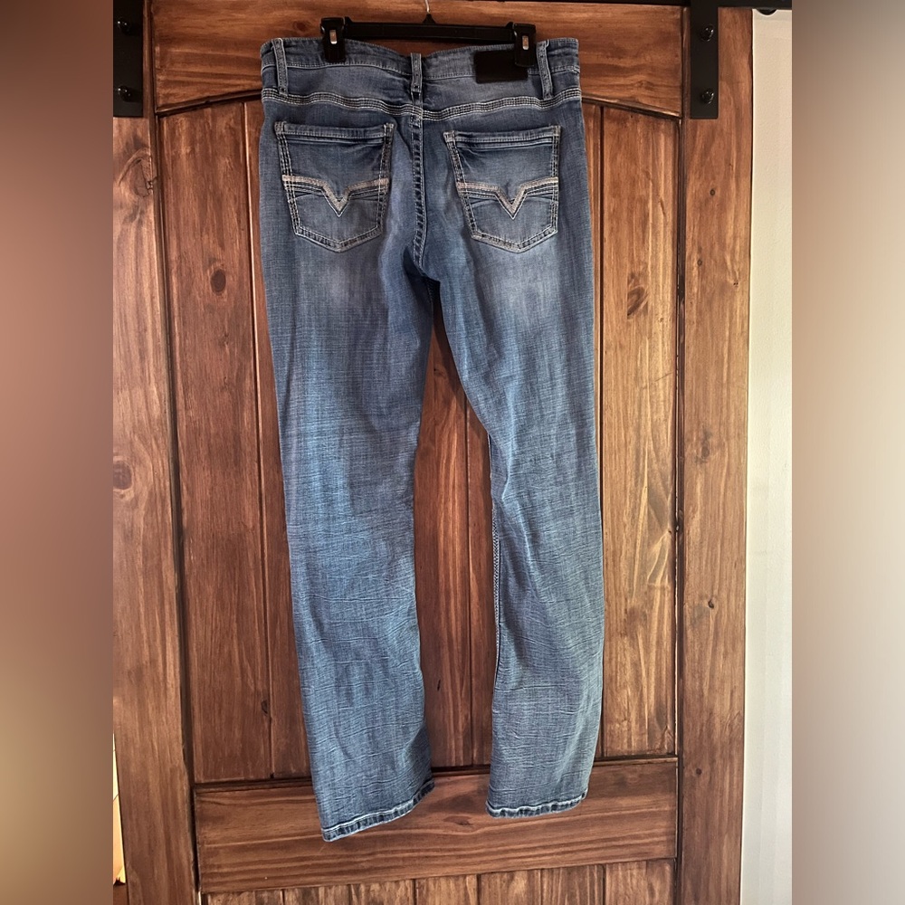 Size 36x34 Jake Straight BKE buckle jeans denim light wash